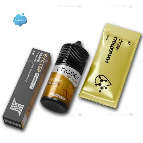 Набір CHASER TOBACCO — тютюновий смак для POD-систем (30 мл, 50 мг)