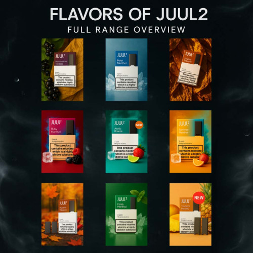Все вкусы JUUL 2 (Джул 2) в 2025 году — какой выбрать? Обзор и советы