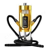 Ehuka X-Go Gold Електронний кальян 3 в 1 — компактний універсальний девайс золотого кольору