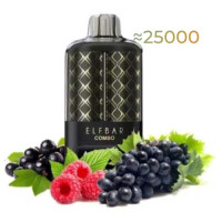 Одноразка Elf Bar Combo 25000 Blackcurrant Raspberry - Grape (смородина малина - виноград)