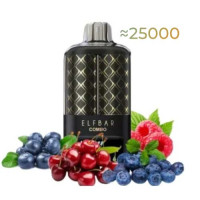 Одноразка Elf Bar Combo 25000 Blueberry Sour Raspberry - cherry (кисла чорниця - малина вишня)