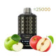 Одноразка Elf Bar Combo 25000 Green Apple - Double Apple Shisha (Зелене яблуко + Подвійне яблуко)