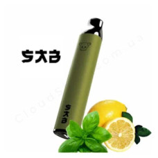 Одноразка SAB 1500 (Саб) №44 Basil Lemon — зі смаком базиліку та лимона