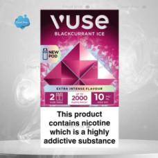 Картриджі  Vuse Blackcurrant Ice 10 mg (Чорна смородина та лід)                      