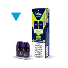 Картриджі blu Bar Pod Triple Melon (Потрійна диня) 20 мг