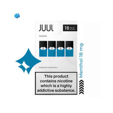 Картриджи JUUL 1 (Джул) Mentol (ментол) 18мг 