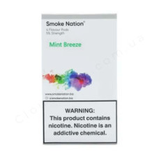 Картриджі JUUL 1 Mint Breeze (м’ята) 50мг (5%) Smoke Nation
