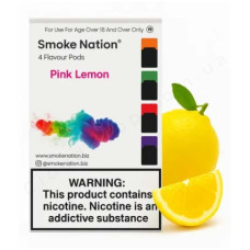 Картриджи Smoke Nation для JUUL 1 Pink Lemon (Лимон) 50 мг (5%) - яркий цитрус с фруктовым вкусом 