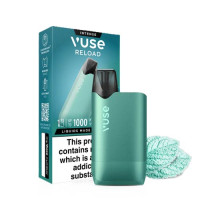 Pod система VUSE GO RELOAD Aqua 1000 starter kit 1 units Mint Ice 20mg (М’ятний лід)