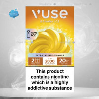 Картриджі  Vuse Banana Ice 20mg (Банановий лід)                      