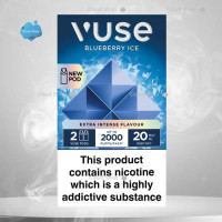 Картриджі  Vuse Blueberry Ice 20 mg (Чорничний лід)                      