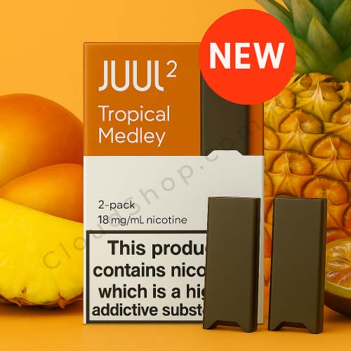Купить Картриджи JUUL 2 / Джул 2 18 мг – Tropical Medley / Тропическое  ассорти в Киеве